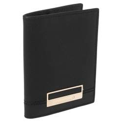 مملوكة مسبقًا Montblanc Black Leather Card Holder