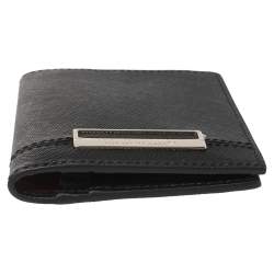 مملوكة مسبقًا Montblanc Black Leather Card Holder