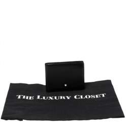 Pre Owned Montblanc Black Leather Meisterstuck Bifold Wallet