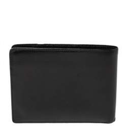 Pre Owned Montblanc Black Leather Meisterstuck Bifold Wallet