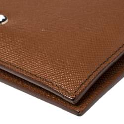 Pre Owned محفظة مون بلان مايسترستاك جلد بني