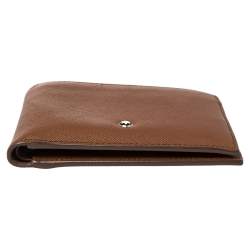 Pre Owned محفظة مون بلان مايسترستاك جلد بني