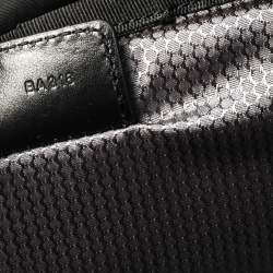 Montblanc Black Nylon and Leather Large Nightflight Backpack
