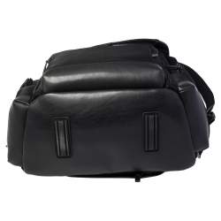 Montblanc Black Nylon and Leather Large Nightflight Backpack