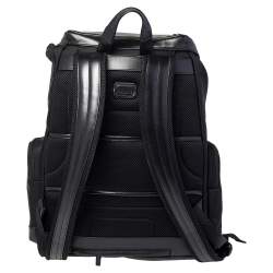 Montblanc Black Nylon and Leather Large Nightflight Backpack