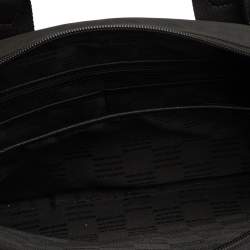 Pre Owned Montblanc Black Nylon and Leather Meisterstuck Briefcase Laptop Bag