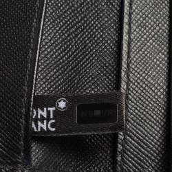 Montblanc Black Signature Coated Canvas and Leather 14 CC Continental Wallet