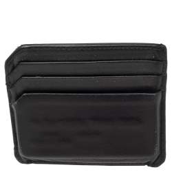 Pre Owned محفظة بطاقات مون بلان أربان 6CC  جلد أسود