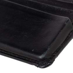 Pre Owned محفظة بطاقات مون بلان أربان 6CC  جلد أسود