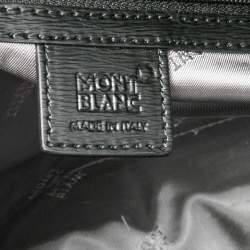 Pre Owned Montblanc Black Leather 4810 Westside Slim Document Briefcase