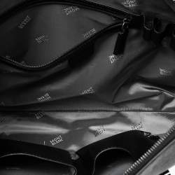 Pre Owned Montblanc Black Leather 4810 Westside Slim Document Briefcase