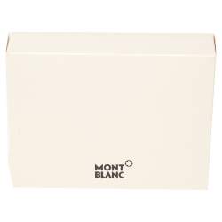 Pre Owned حافظة بطاقات مون بلان بيزنس ويستسايد جلد سوداء