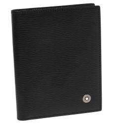 مملوكة مسبقًا Montblanc Black Leather Card Holder