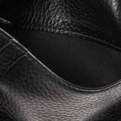 Pre Owned Montblanc Black Leather Meisterstuck Business Card Holder