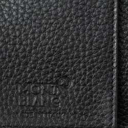 Pre Owned Montblanc Black Leather Meisterstuck Business Card Holder