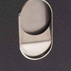 Pre Owned محفظة بطاقات مون بلان بيزنيس سارتوريال غطاء صلب جلد أسود 