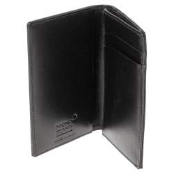 مملوكة مسبقًا Montblanc Black Leather Meisterstuck Business Card Holder