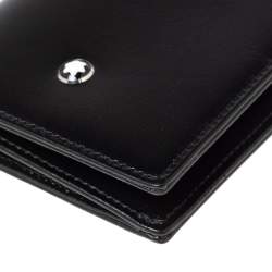 مملوكة مسبقًا Montblanc Black Leather Meisterstuck Business Card Holder