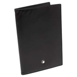 Pre Owned حافظة جواز سفر مون بلان مايسترستاك جلد أسود
