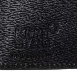Pre Owned Montblanc Black Leather Westside 8CC Bifold Wallet