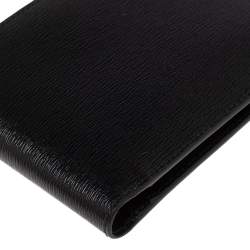 Pre Owned Montblanc Black Leather Westside 8CC Bifold Wallet