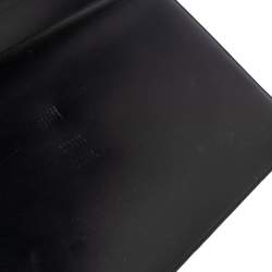 مملوكة مسبقًا حقيبة مستندات مون بلان مجمعة مزدوجة ميسترستك جلد أسود 