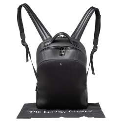 Montblanc Black Textured Leather Extreme 2.0 Small Backpack