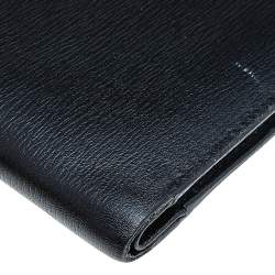 Pre Owned Montblanc Black Leather Westside Bifold Wallet