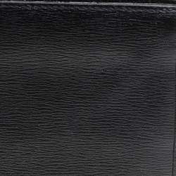 Pre Owned Montblanc Black Leather Westside Bifold Wallet