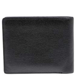 Pre Owned Montblanc Black Leather Westside Bifold Wallet