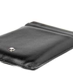 مملوكة مسبقًا Montblanc Black Leather Card Holder