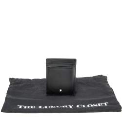 مملوكة مسبقًا Montblanc Black Leather Card Holder