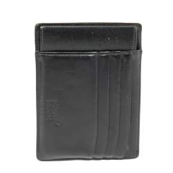 مملوكة مسبقًا Montblanc Black Leather Card Holder