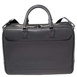 مملوكة مسبقًا Montblanc Grey Leather Large Sartorial Document Briefcase