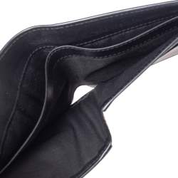 Pre Owned محفظة مون بلان اوربان جلد أسود ثنائية الطية