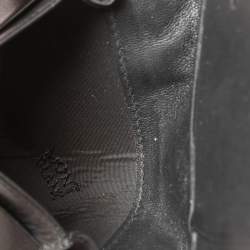 Pre Owned حافظة بطاقات عمل مون بلان ميستيرستوك جلد أسود 