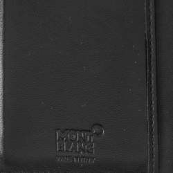 Pre Owned حافظة بطاقات عمل مون بلان ميستيرستوك جلد أسود 