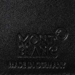 Pre Owned حافظة بطاقات عمل مون بلان ميستيرستوك جلد أسود