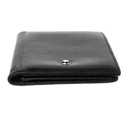 Pre Owned حافظة بطاقات عمل مون بلان ميستيرستوك جلد أسود