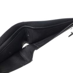 Pre Owned Montblanc Black Leather Meisterstuck Bifold Wallet 