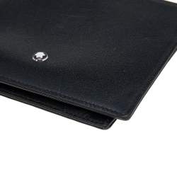 Montblanc Black Leather Sartorial Bifold Wallet 