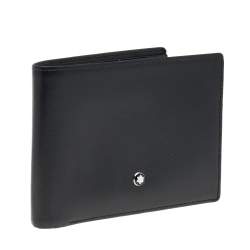 Montblanc Black Leather Sartorial Bifold Wallet 