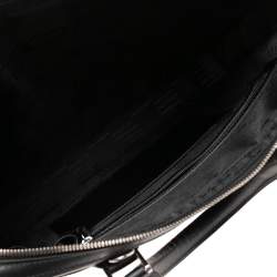 Pre Owned Montblanc Black Leather Sartorial Document Briefcase
