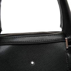 Pre Owned Montblanc Black Leather Sartorial Document Briefcase