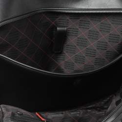 Pre Owned حقيبة مستندات مون بلان جلد أسود