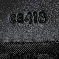 Pre Owned حقيبة مستندات مون بلان جلد أسود