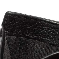 مملوكة مسبقًا حافظة بطاقات مون بلان مايسترستك جلد أسود 6 سي سي