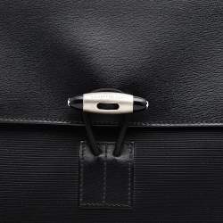 Montblanc Black Leather and Nylon Briefcase