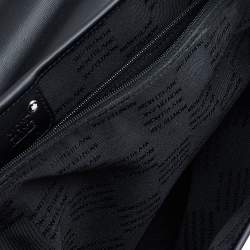 Montblanc Black Leather and Nylon Briefcase