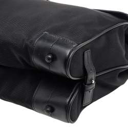 Montblanc Black Leather and Nylon Briefcase